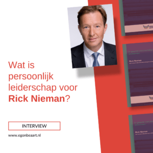 Interview - De visie van nieuws anchor Rick Nieman over persoonlijk leiderschap.